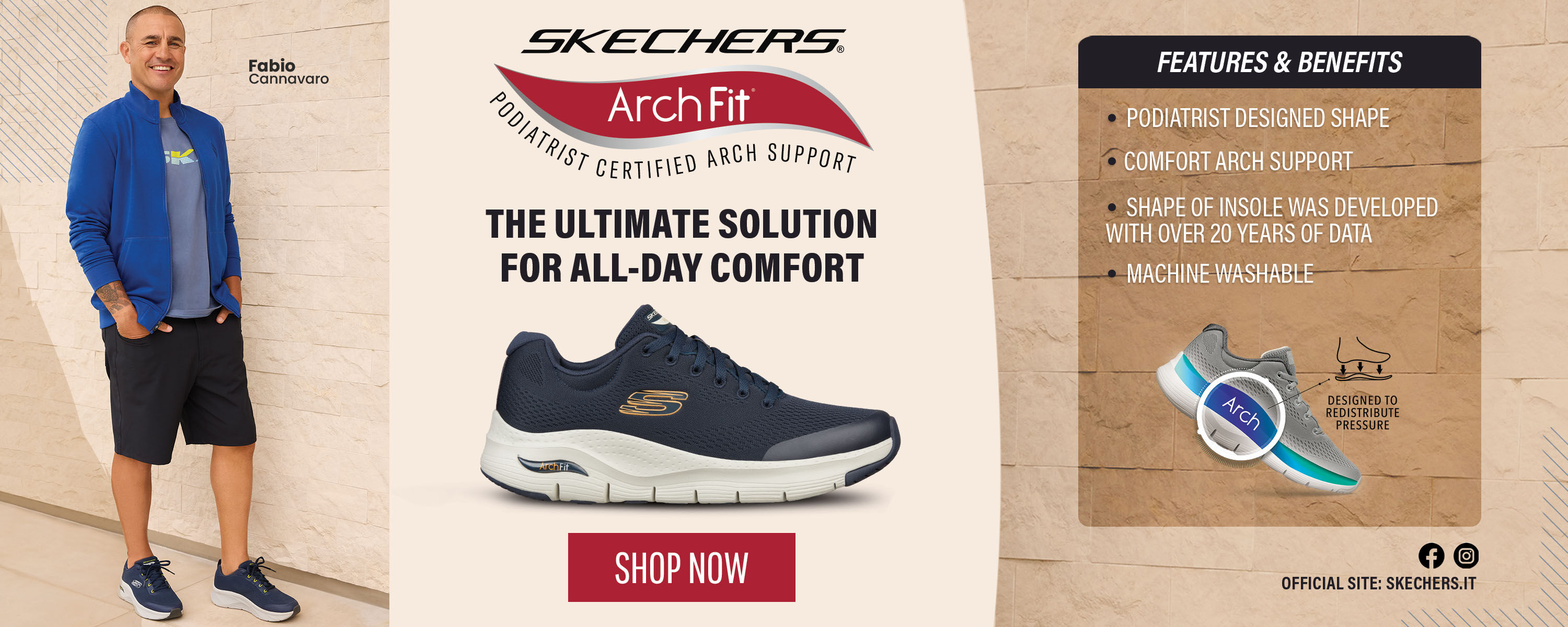 SKECHERS Italy Official Site | Comfort Technology Company