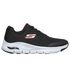 Skechers Arch Fit, NERO / ROSSO, swatch