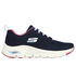 Skechers Arch Fit - Comfy Wave, BLU NAVY / ROSA FLUO, swatch