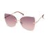 Modified Rimless Butterfly Sunglasses, MARRONE, swatch