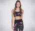The GOWALK Linear Floral Zip Front Bra, MULTICOLORE, swatch