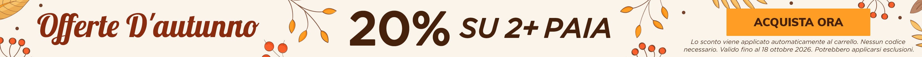 Autumn Savings Skinny